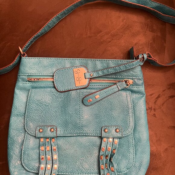 Jessica Simpson Chelsea Crossbody Bag Turquoise - Picture 2 of 7